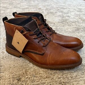 Men's Classic Brown Leather Boots